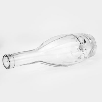 750 ml de vinho tinto esguio Brandy garrafa de vinho de rum de tamanho perfeito para os amantes do café