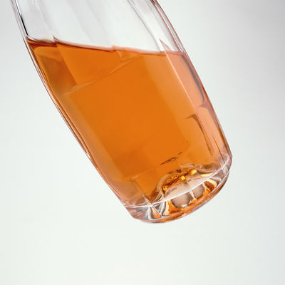 750 ml de vinho tinto esguio Brandy garrafa de vinho de rum de tamanho perfeito para os amantes do café