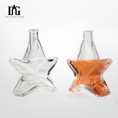 Garrafa de vidro para rum, uísque, vodka, 200 ml de capacidade