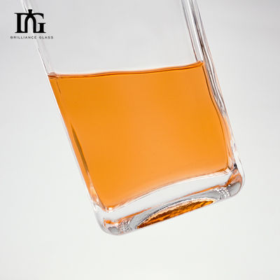Garrafa de vidro gravada para personalização 700ml Gin Rum Vazio 700ml 750ml Vodka Whiskey Brandy