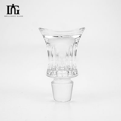 Material do colarinho Decanter de whisky de cristal de 700 ml Logotipo personalizado para licores e bebidas
