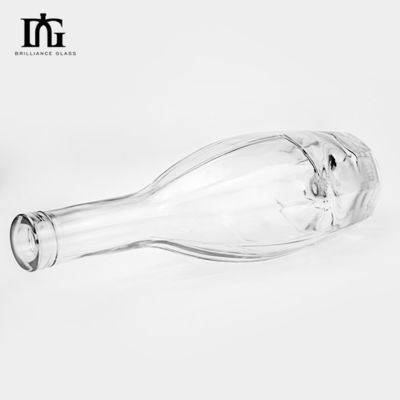 OEM/ODM Acceptável garrafa de vidro transparente 700ml 750ml para licores e bebidas