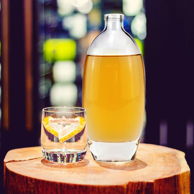 500 ml/700 ml/750 ml Capacidade Super Flint garrafa de vinho recipiente de vidro para bebidas energéticas