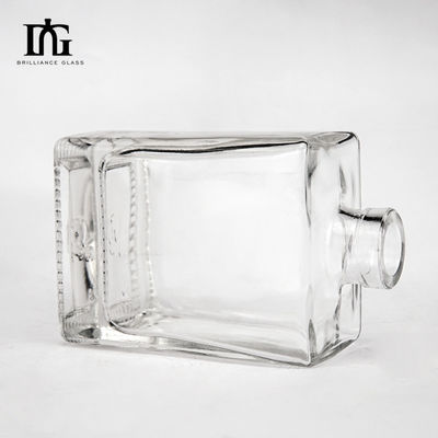 500 ml/700 ml/750 ml Capacidade Clássico Quadrado Forma de Cubo Vidro Whiskey Brandy Vodka garrafa