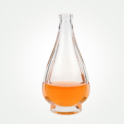 Garrafa de vidro âmbar com rolha de vidro 500 ml/700 ml/750 ml Capacidade Hotsale Perfume Vazio