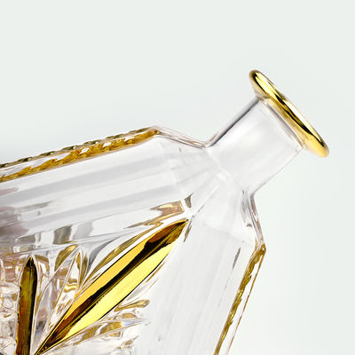 Garrafa especial de 500 ml de licor de vinho e bebidas espirituosas com material de colarinho de vidro