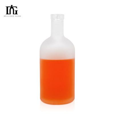Garrafa de vidro de 700 ml com rótulo personalizado