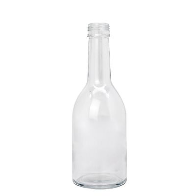 Garrafa de vidro gravada 375 ml 500 ml 750 ml Flint Vazio para vinho gelado Vodka Tequila
