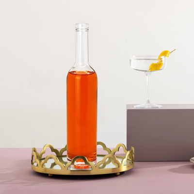 Serigrafia e estampagem a quente Garrafa de vinho de vidro para embalagens personalizadas