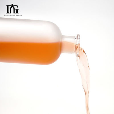 Garrafa de base pesada para bebidas e bebidas 500 ml Garrafas de vinho gelado extra de vidro de pedra