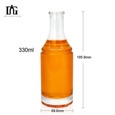 Garrafa de vidro com rolha de cortiça e capacidade de 250 ml/350 ml/500 ml/550 ml/650 ml/700 ml/750 ml