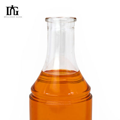 Garrafa de vidro com rolha de cortiça e capacidade de 250 ml/350 ml/500 ml/550 ml/650 ml/700 ml/750 ml