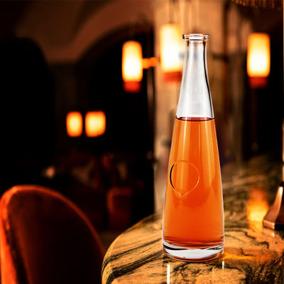 Bottle de vidro para vodka e uísque 500ml 700ml 750ml Capacidade