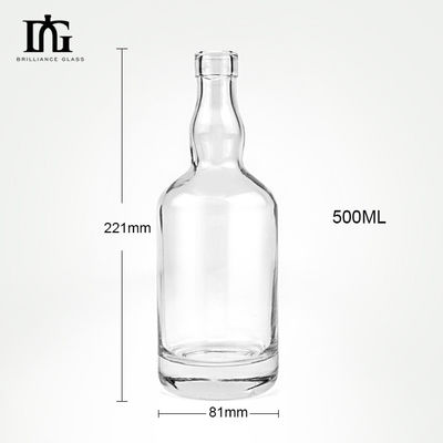 Bebidas Energéticas Garrafa de vidro com tampa de guala e rolha de poliéster 1000 ml 750 ml 700 ml 500 ml