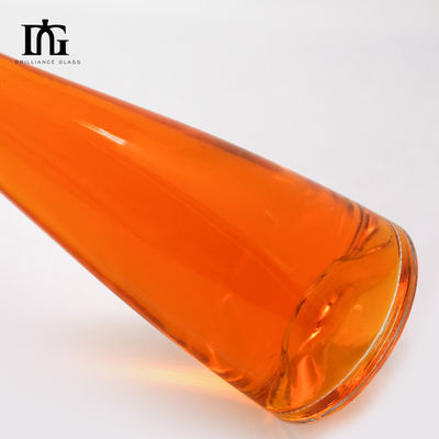 Garrafas Directas de 500 ml de vidro transparente e vazio para bebidas alcoólicas com rolha e tampa de parafuso