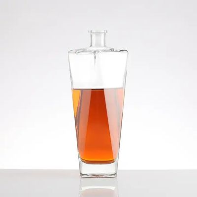 350 ml 500 ml 750 ml Forma única Design personalizado Álcool Vodka Gin Tequila Garrafas de vidro