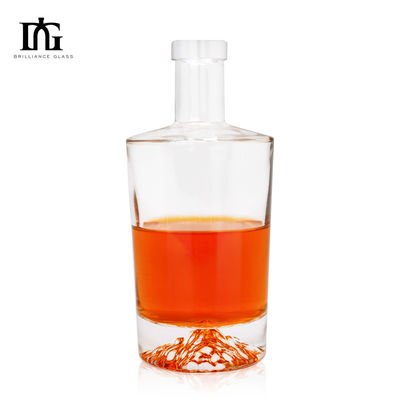 500 ml 700 ml 750 ml 1000 ml Gin nórdico Whiskey Vodka Garrafa de vidro com montanha gravada