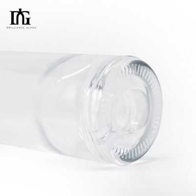 500 ml 750 ml 1000 ml garrafa de vinho de vidro Whiskey com cortiça estampagem a quente e galvanizado