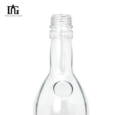 Garrafas de vidro de 500ml 700ml 750ml Matte Black Spirits Garrafas com tampa e personalização