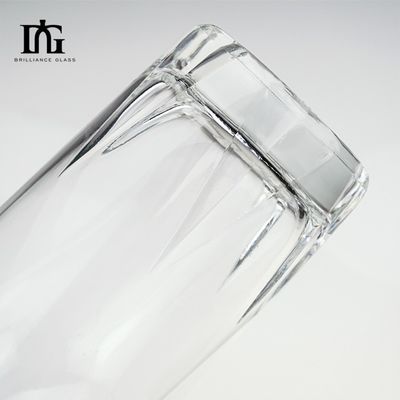 Garrafas de vidro para licor gin uísque vinho vodka rótulo personalizado impressão de tela tampa de parafuso