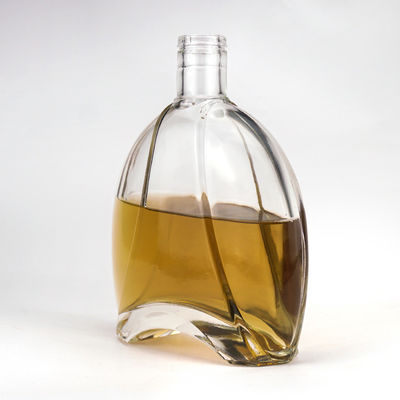 Garrafa de vidro com tampa de cortiça selada para vodka Tequila Gin para café Material de base do vinho