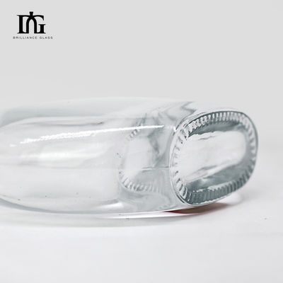 330 ml 500 ml de vidro transparente Whisky Vodka garrafa de licor com gravura personalizada e mais