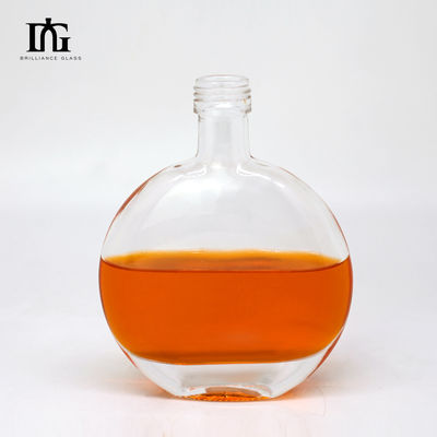 330 ml 500 ml de vidro transparente Whisky Vodka garrafa de licor com gravura personalizada e mais