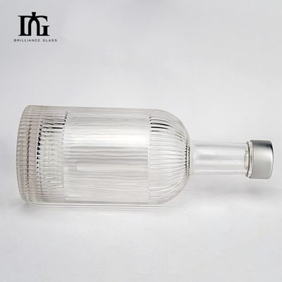 Garrafa de vinho de vidro com cortiça T 200ml 375ml 500ml 750ml 1000ml Para licores e bebidas