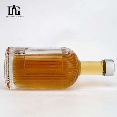 Garrafa de vinho de vidro com cortiça T 200ml 375ml 500ml 750ml 1000ml Para licores e bebidas
