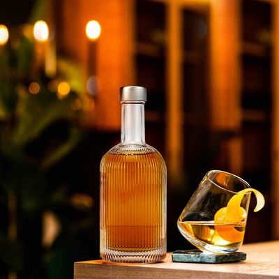 Garrafa de vinho de vidro com cortiça T 200ml 375ml 500ml 750ml 1000ml Para licores e bebidas