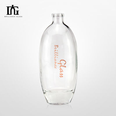 Gravação Superfície Manuseio Garrafas de vidro 500ml 700ml 750ml 1000mL Vodka Whisky Brandy