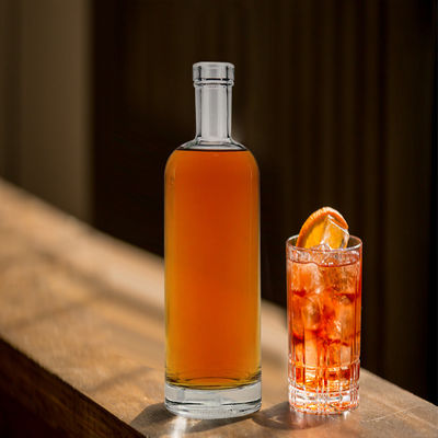 Garrafa de vidro vazia para bebidas alcoólicas Vodka Whisky Rum Gin Tequila Liquor Vinho Tequila 700ml
