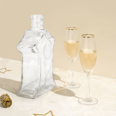 Parafusos de cortiça ambos 700ml 70cl 750ml 75cl Garrafa de vidro para Brandy Whiskey Gin Vodka
