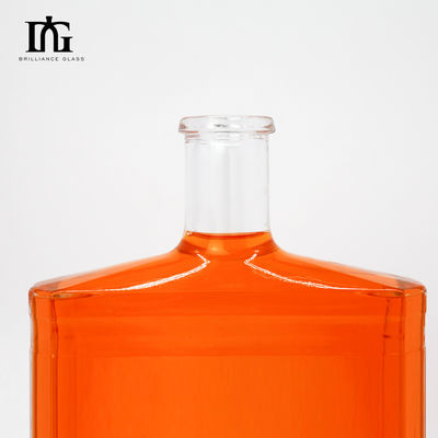Garrafa de Gin Whisky Spirit Vodka Brandy personalizada com fecho de cortiça e 750 ml de capacidade