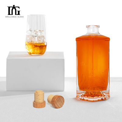 Tipo de vedação Garrafa 500 ml Garrafas de vidro para bebidas alcoólicas de tequila