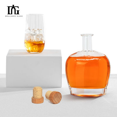Licores Bebidas Garrafas de vidro para bebidas alcoólicas 700 ml 750 ml Sucos vazios Rum Gin Whiskey Vodka