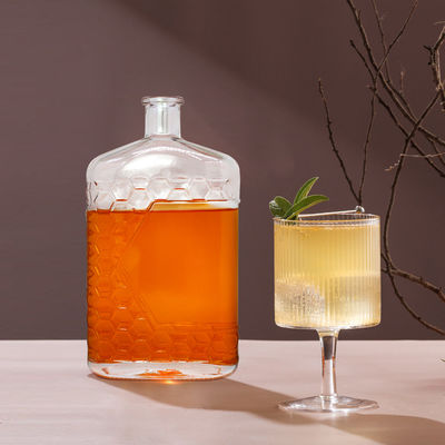 Impressão de tela brilhante Estampagem a quente Pintura Gravação Eletroplatação Vidro Tabela de vinho