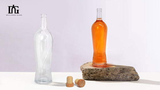 200 ml 500 ml 700 ml 750 ml Licor Vodka Garrafas de vidro com fornecimento gratuito