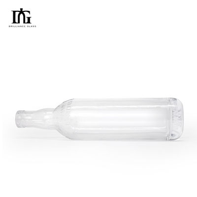 Disponibilizado gratuitamente 500 ml Botão de vidro transparente de fundo espesso Whisky Brandy Rum Gin Liquor