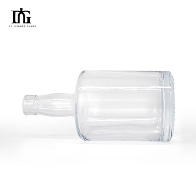 Material do corpo Vidro 260 ml Mini garrafas Garrafa de vidro transparente para licor de uísque e vinho