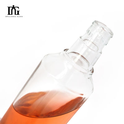 250 ml/350 ml/500 ml/550 ml/650 ml/700 ml/750 ml Garrafas de vidro para bebidas alcoólicas Vodka