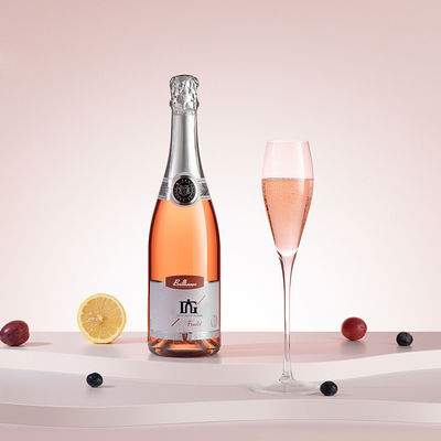 Garrafa de vinho espumante dourado electroplata 375 ml/ 500 ml/750 ml com vedação de cortiça