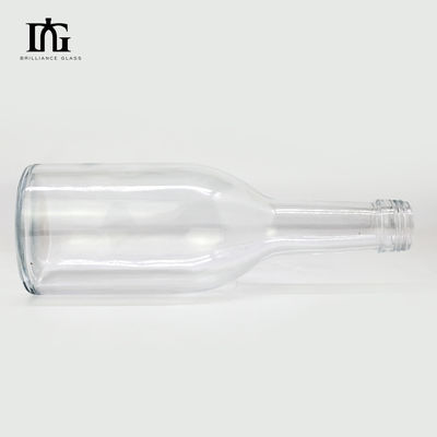 Garrafa de vinho de vidro de 350 ml para solução de distribuição de licores claros e bebidas