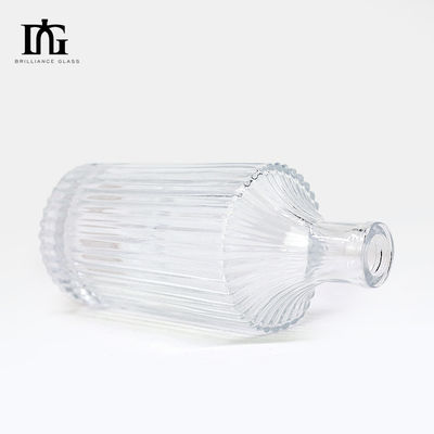 Garrafa de Vodka de Gin e Rum de Cristal Claros Venda de 360 ml 500 ml 700 ml Custom para garrafa de vidro de licor