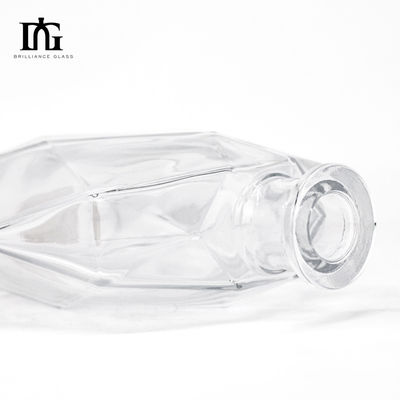 Garrafas de vidro de 700 ml de álcool vazio para gin, rum, uísque e vodka