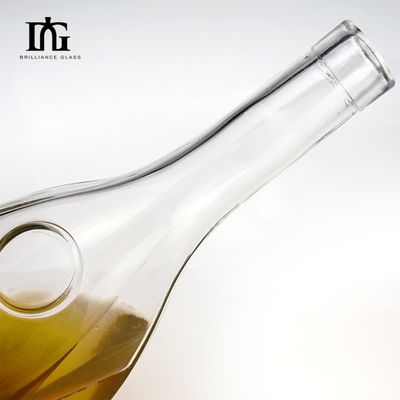 OEM/ODM aceitável garrafa de gelo personalizada de 1500 ml para vinho garrafa de vidro vazia