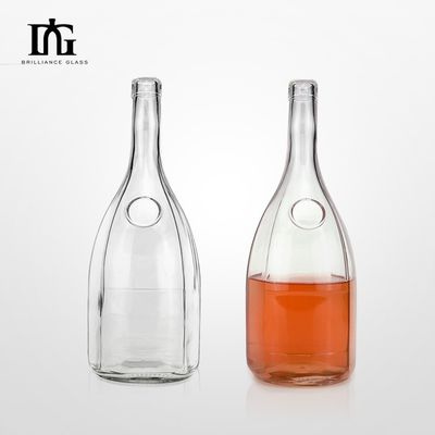 OEM/ODM aceitável garrafa de gelo personalizada de 1500 ml para vinho garrafa de vidro vazia