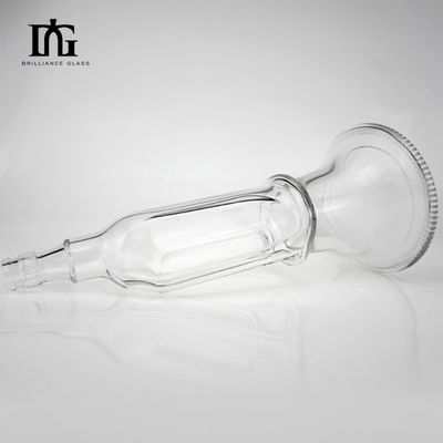 Material de colarinho de vidro personalizado Garrafas de licor de vidro para gins 500ml 700ml livre de chumbo