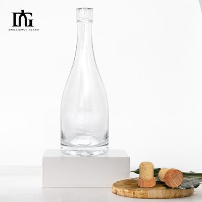 1000ml/750ml/700ml/500ml Botão de Vidro de Licor de Capacidade para Vodka Gin Rum e Mais