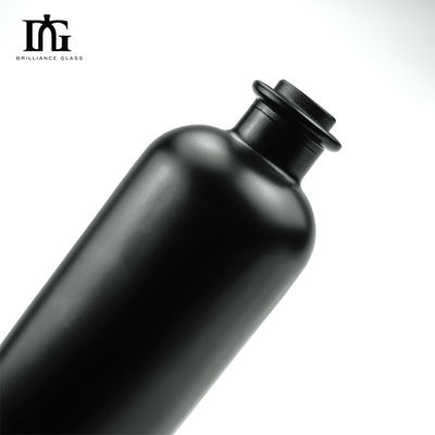 OEM/ODM aceitável 750ml Vodka Liquor garrafa de vidro com tampa de metal e tampa de parafuso de cortiça